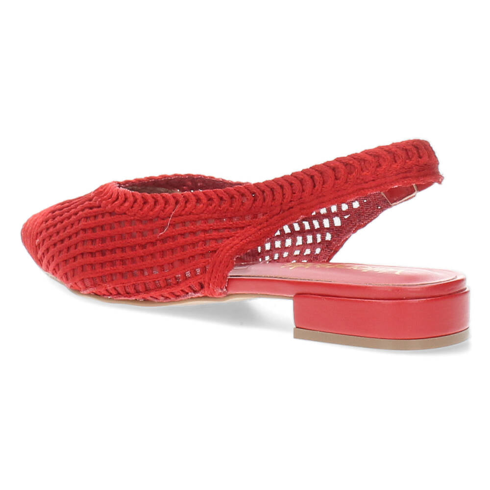 Rode slingbacks