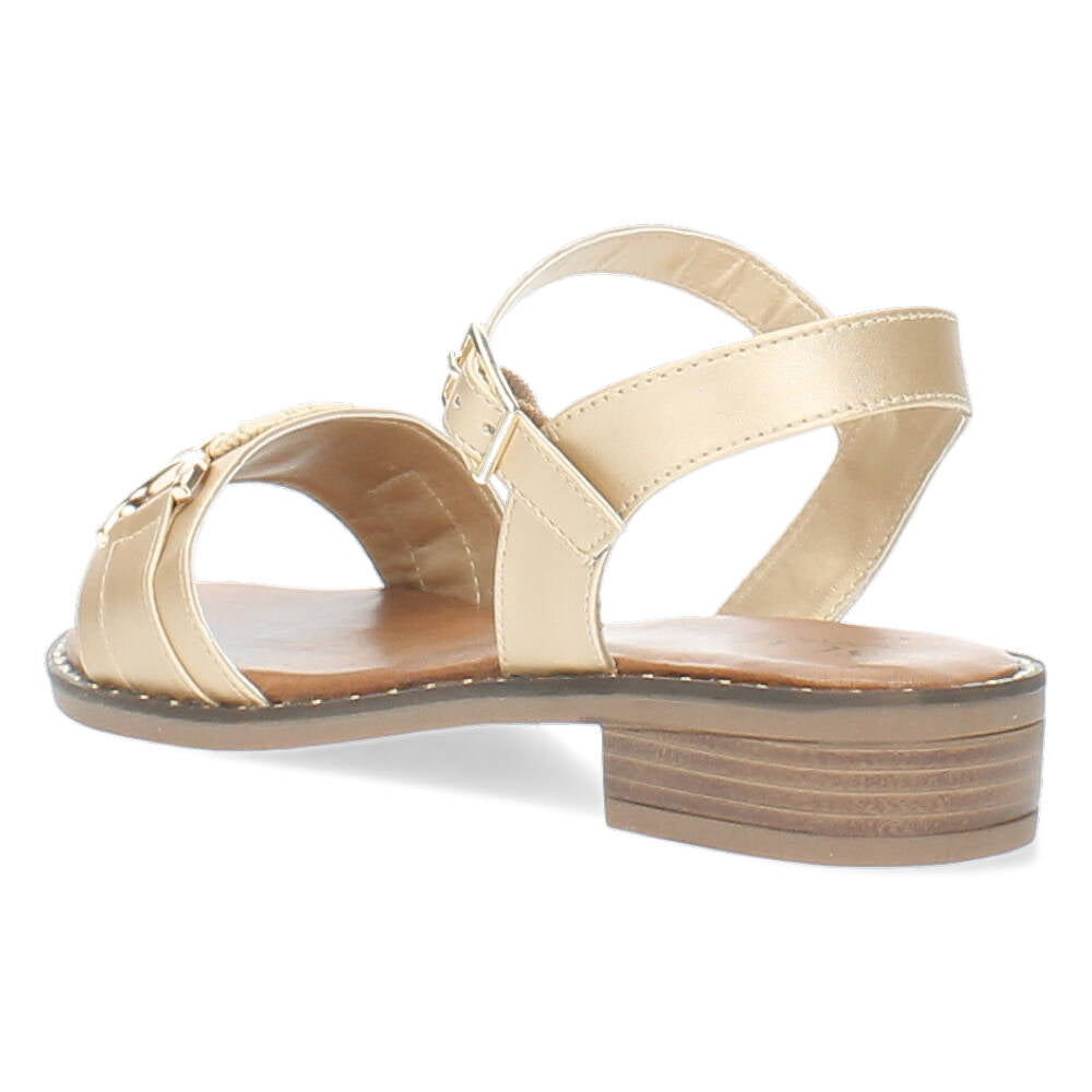 Taupe sandalen