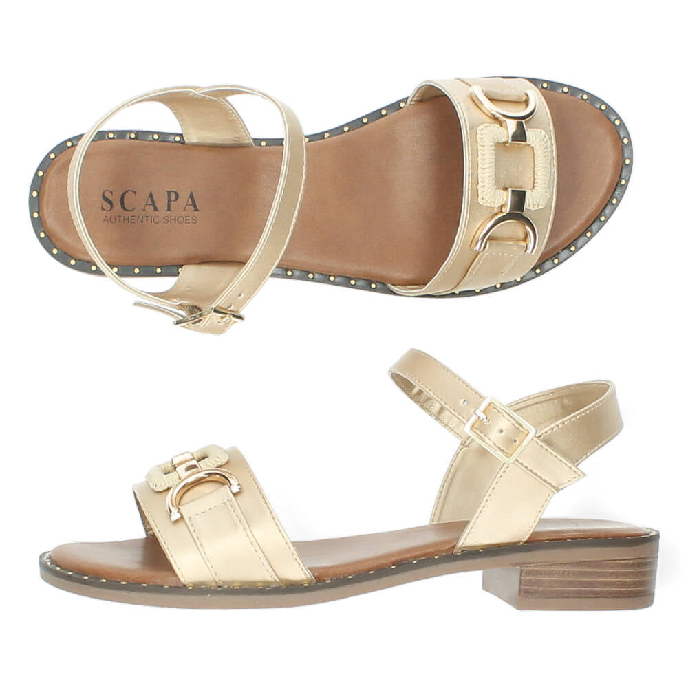 Taupe sandalen