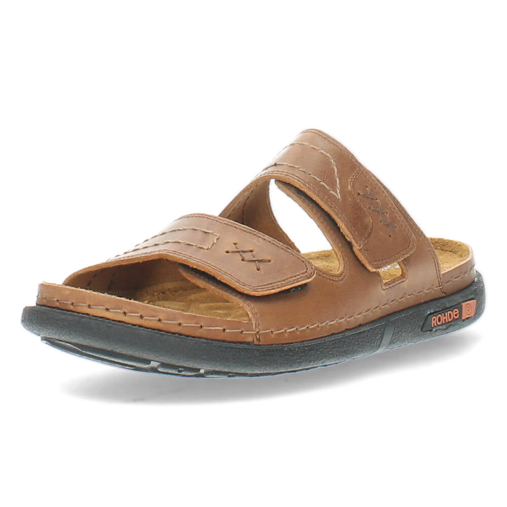 Cognac slippers