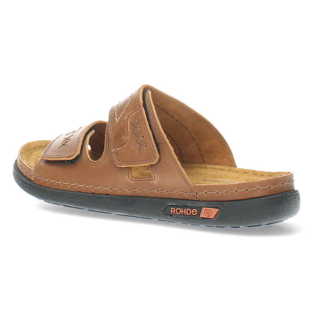 Cognac slippers