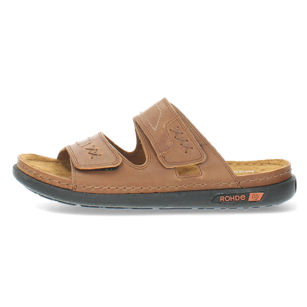 Cognac slippers