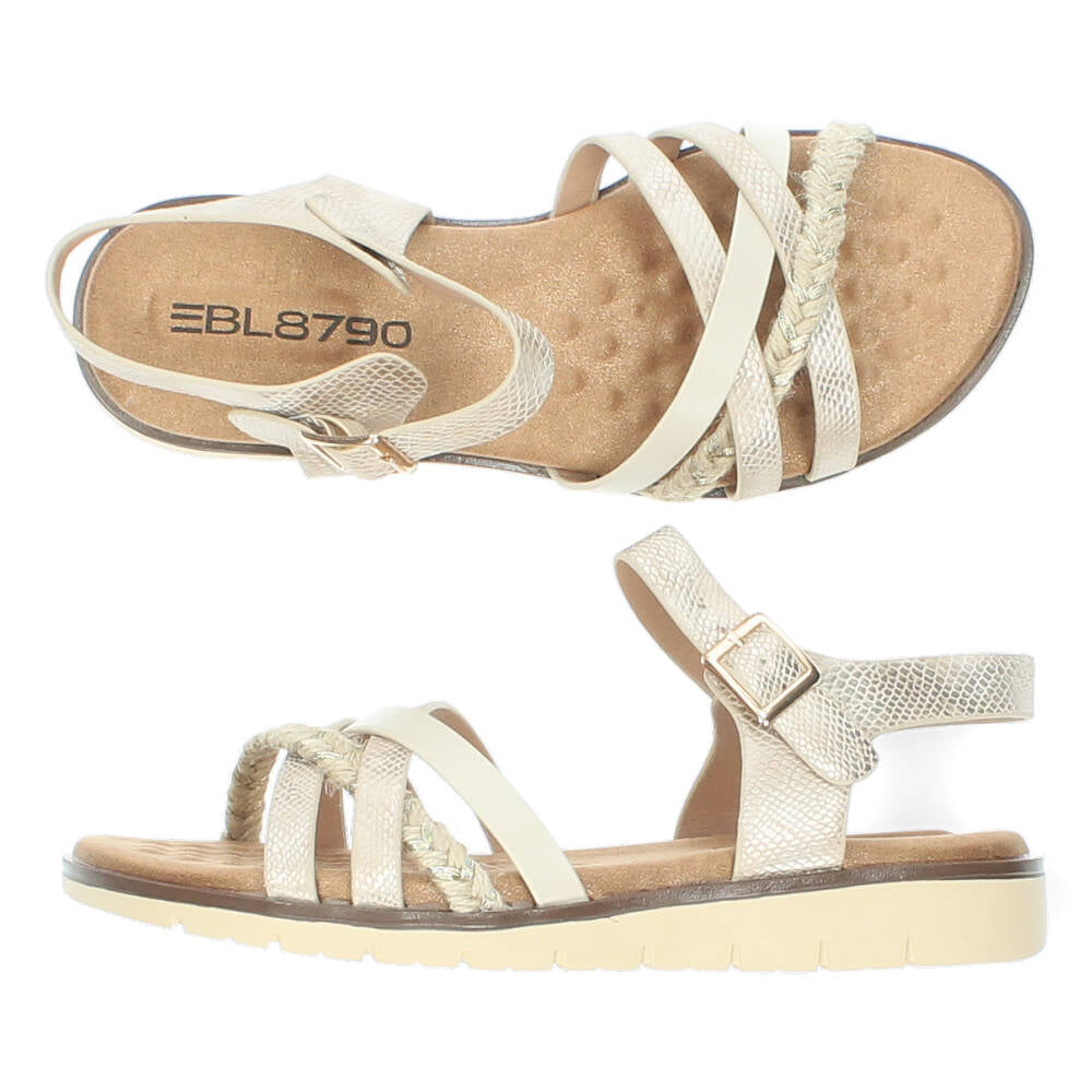 Metallic sandalen