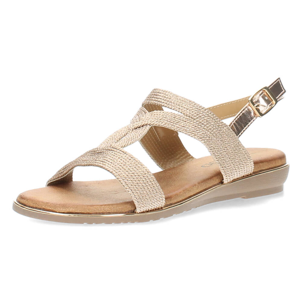 Rosé gouden sandalen