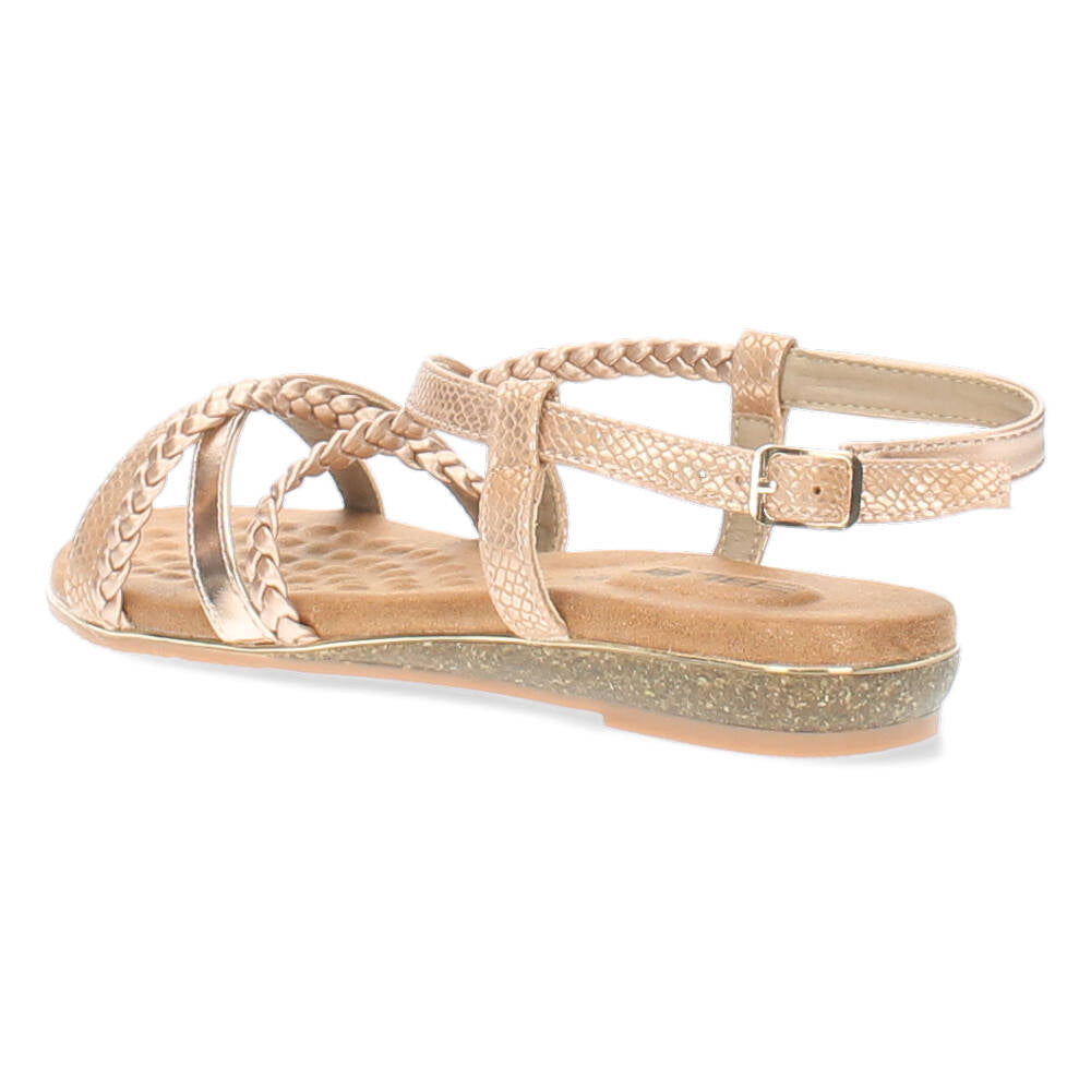 Rosé gouden sandalen