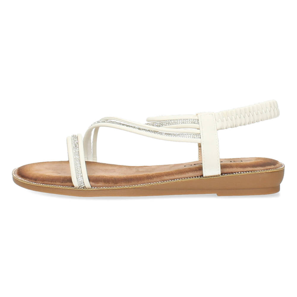 Witte sandalen