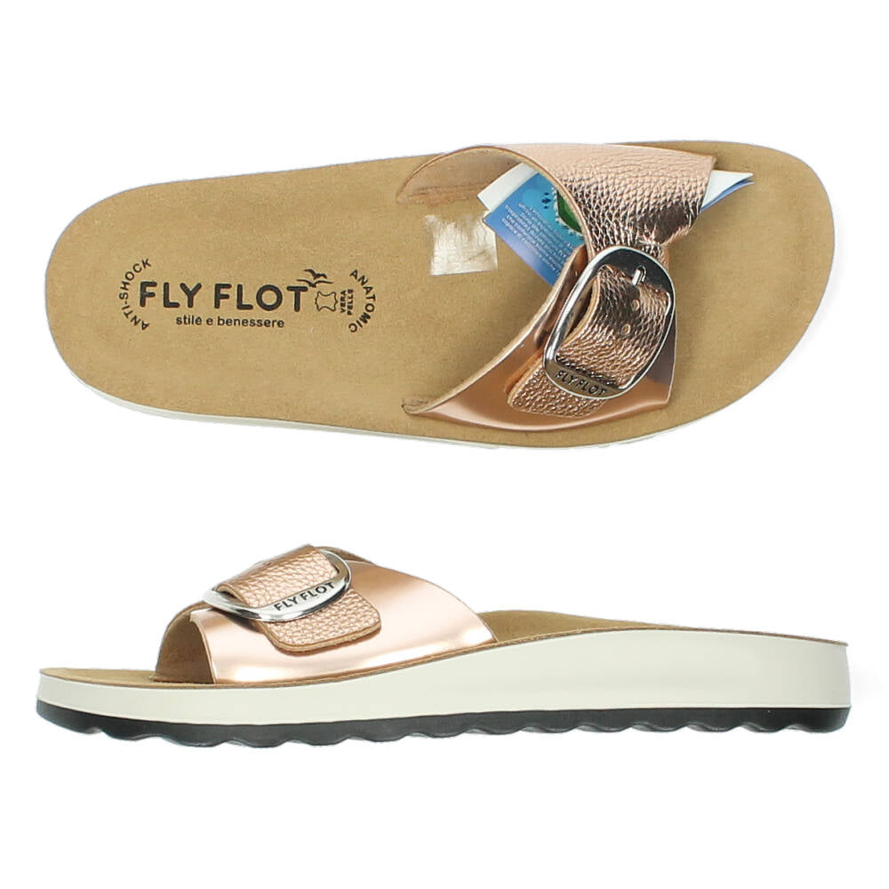 Rosé gouden slippers