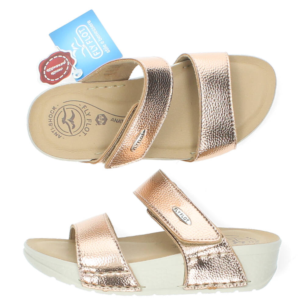 Metallic slippers