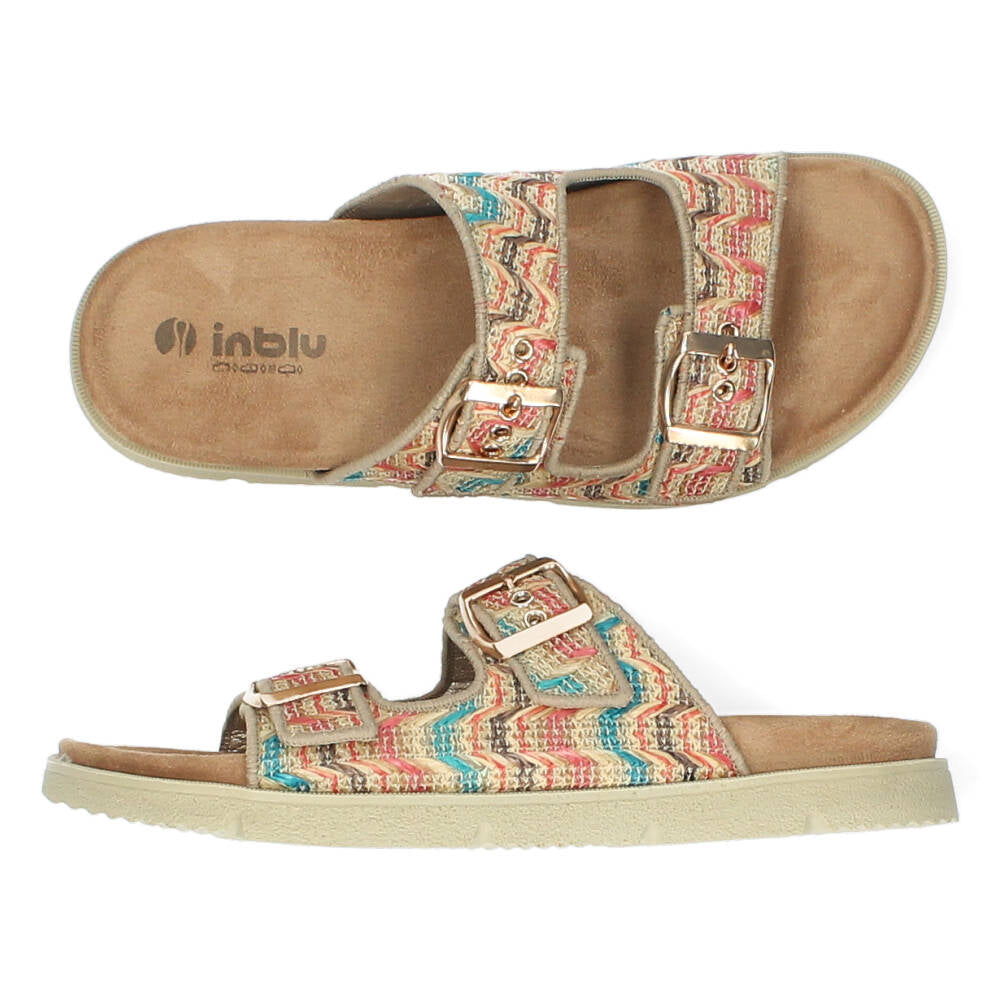 Multicolour slippers