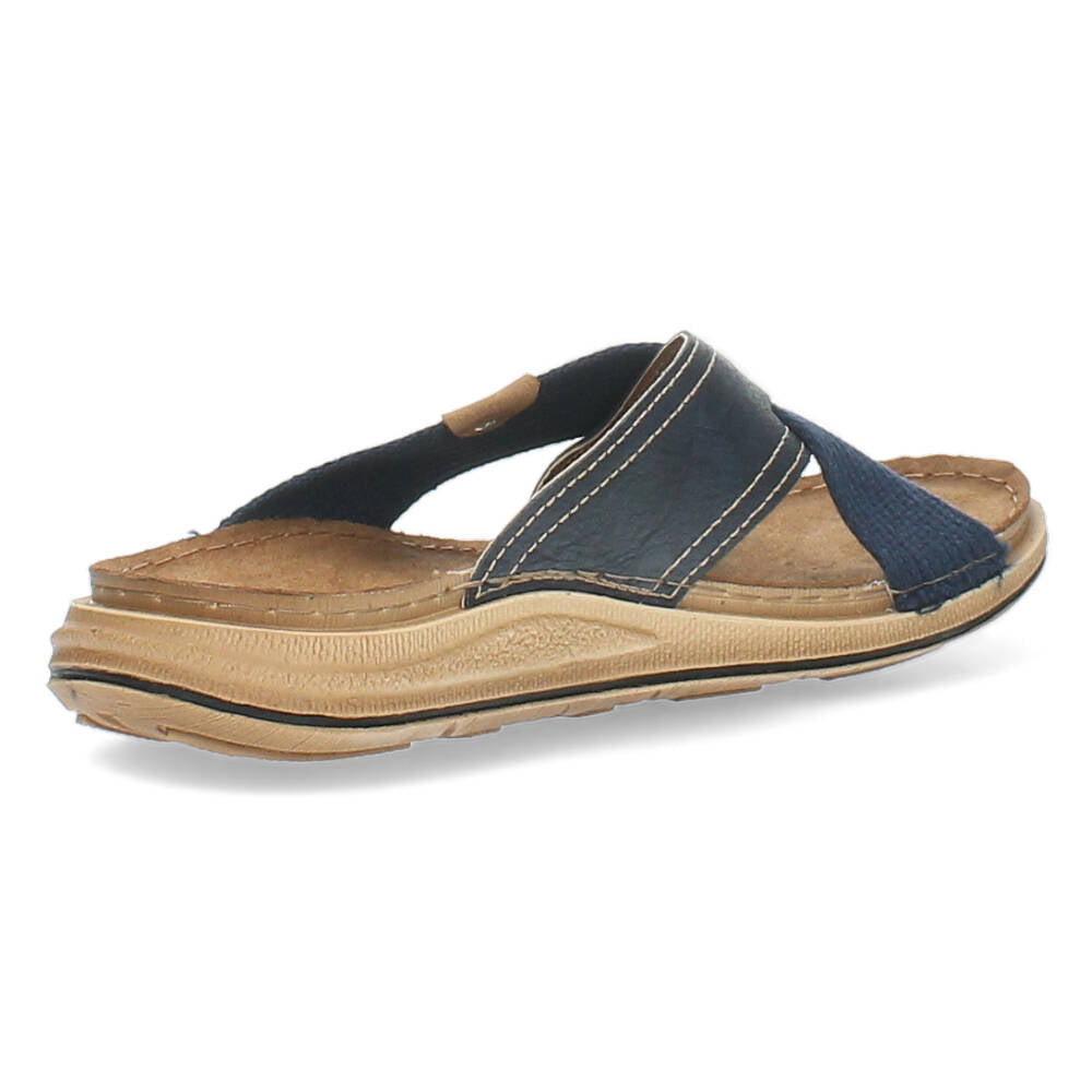 Blauwe slippers