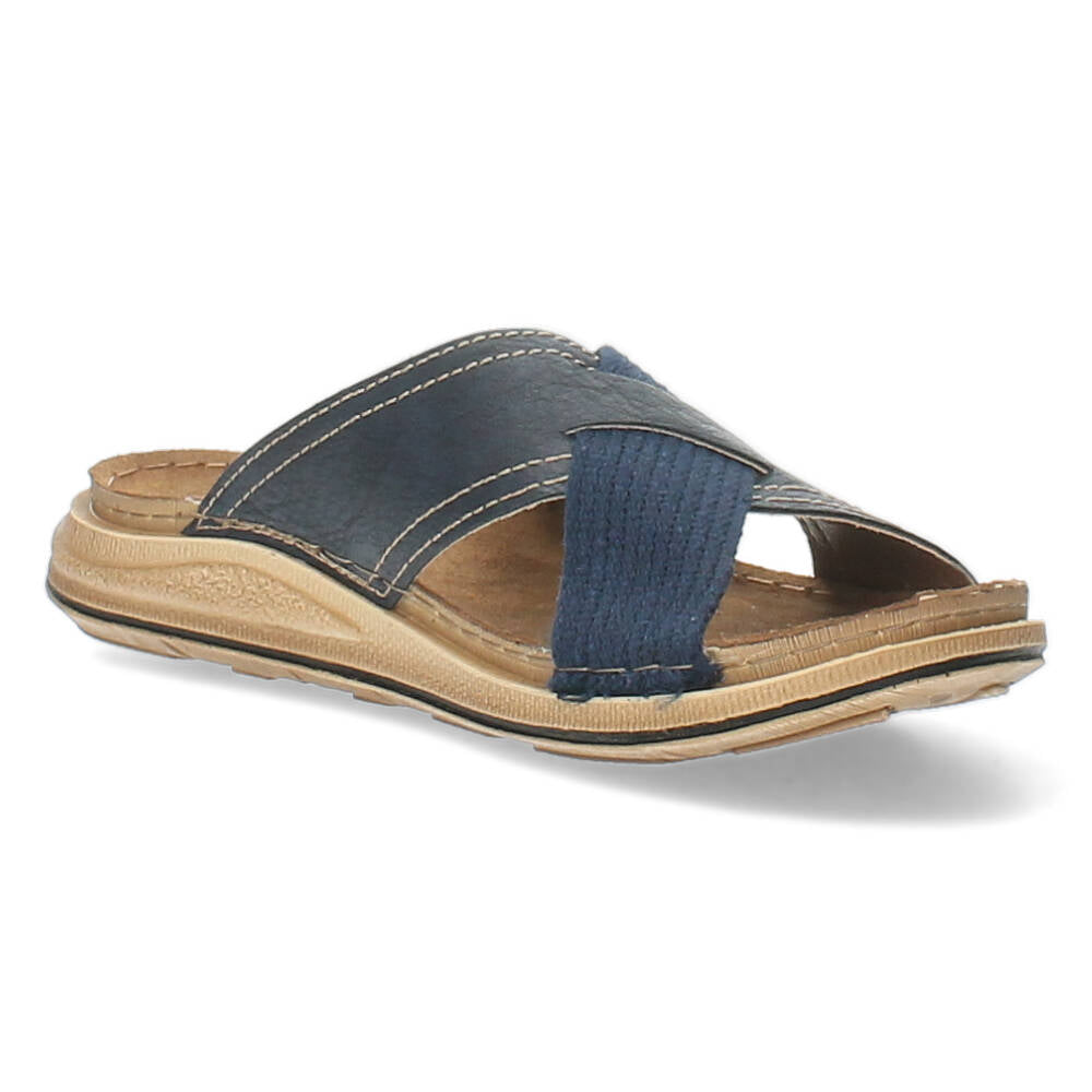 Blauwe slippers