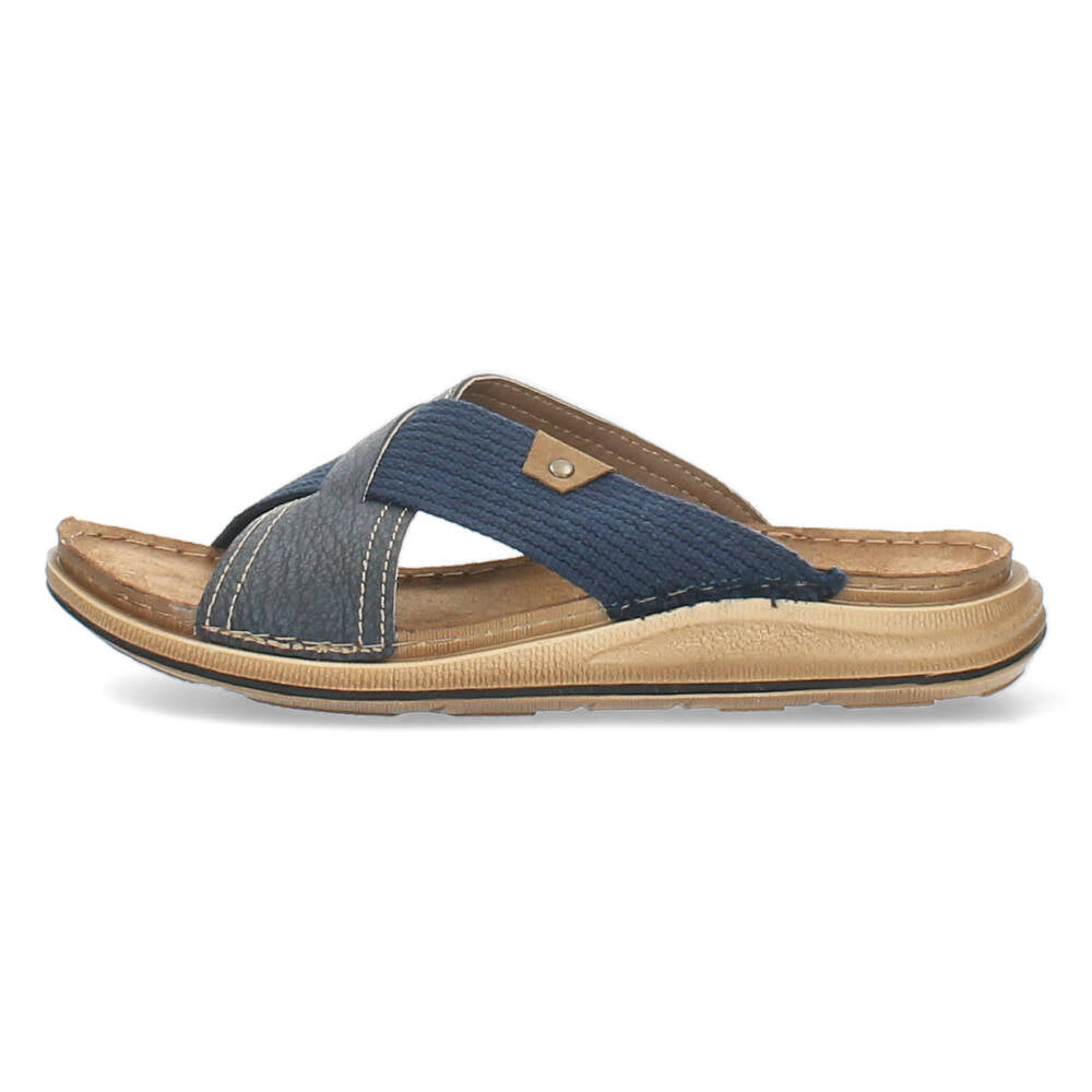 Blauwe slippers