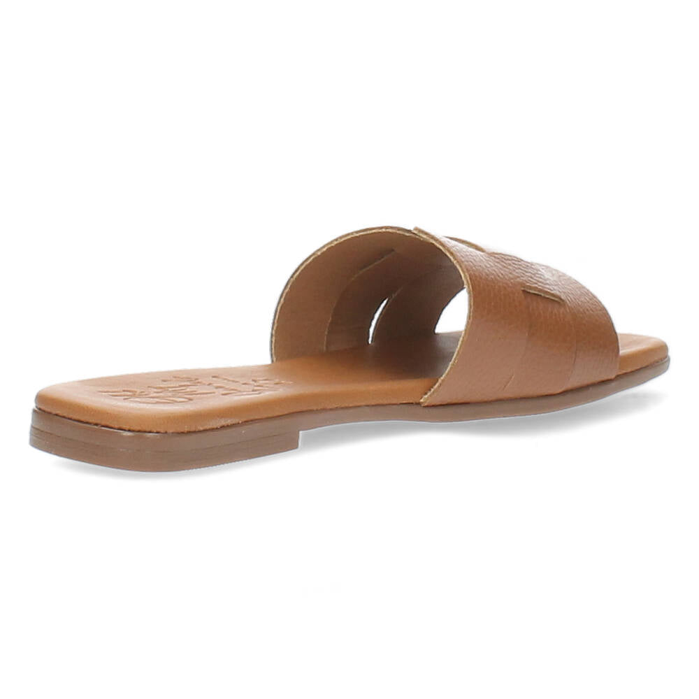 Cognac slippers