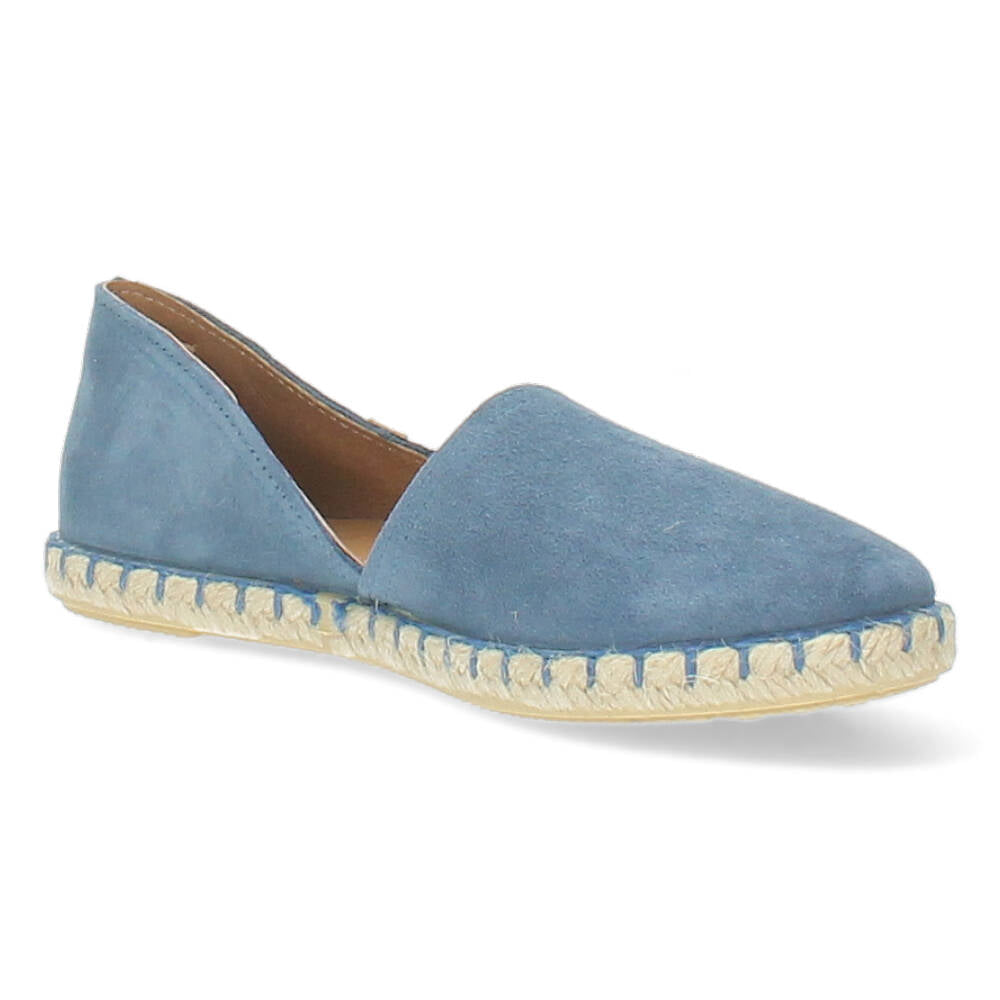 Blauwe espadrilles