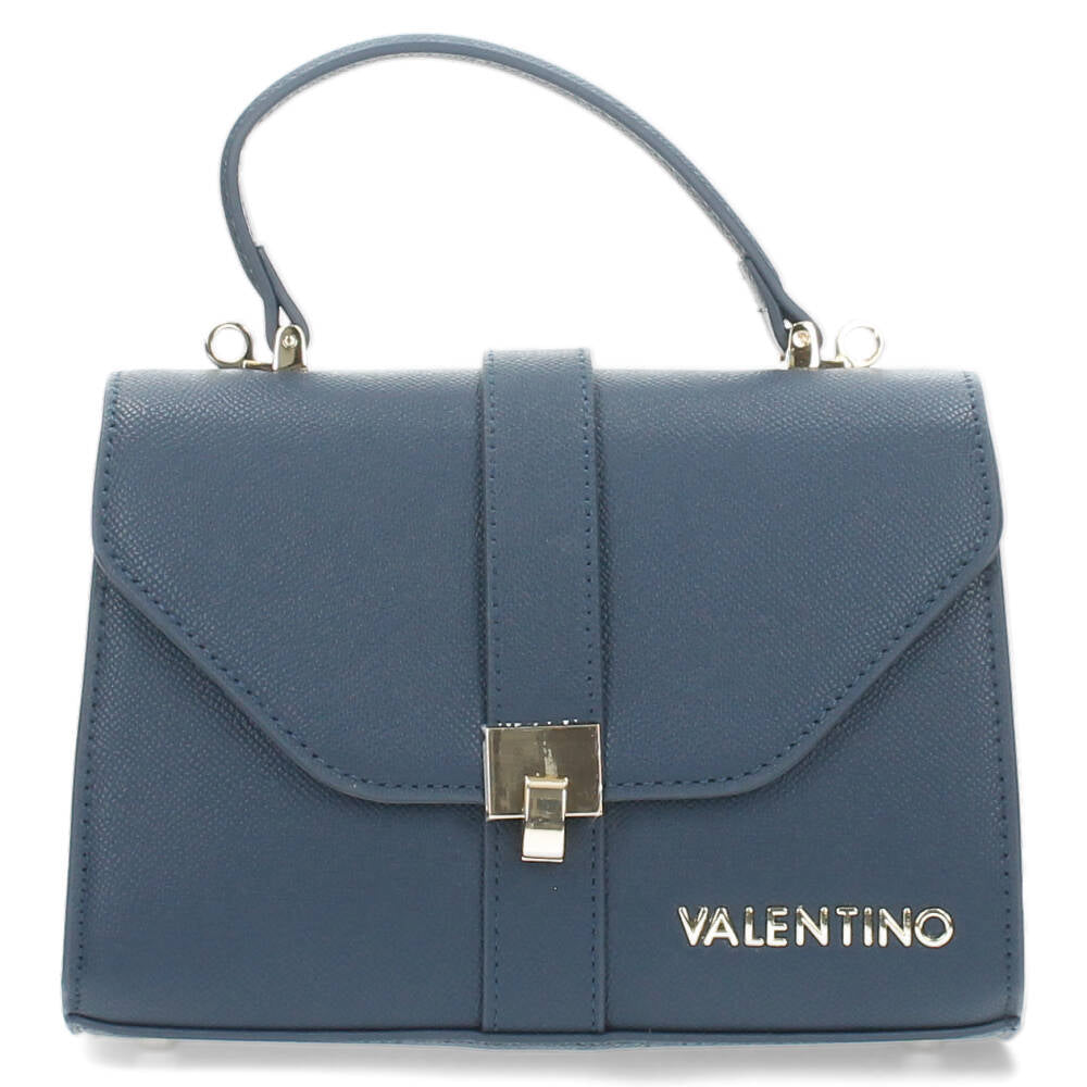 blauwe handtas