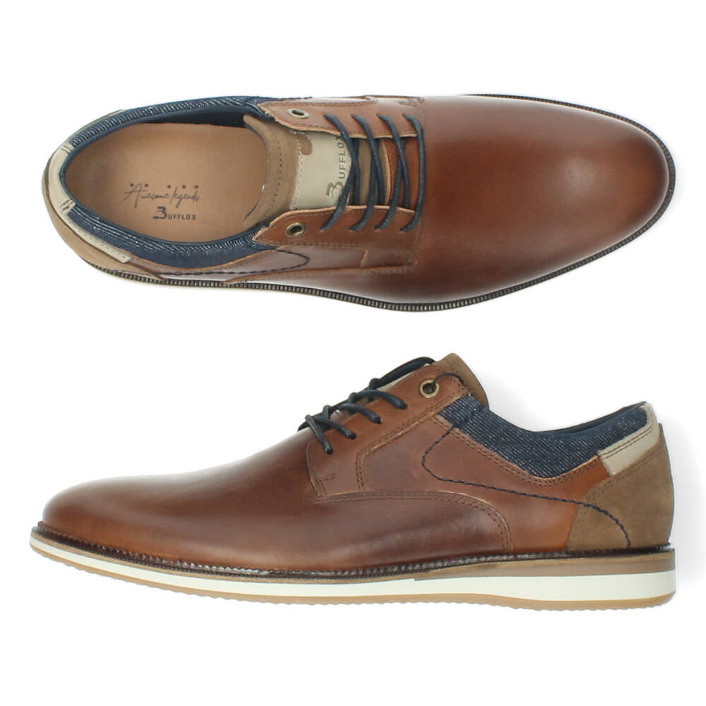 Cognac veterschoenen