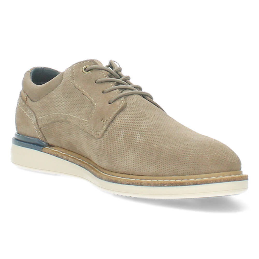 Taupe veterschoenen