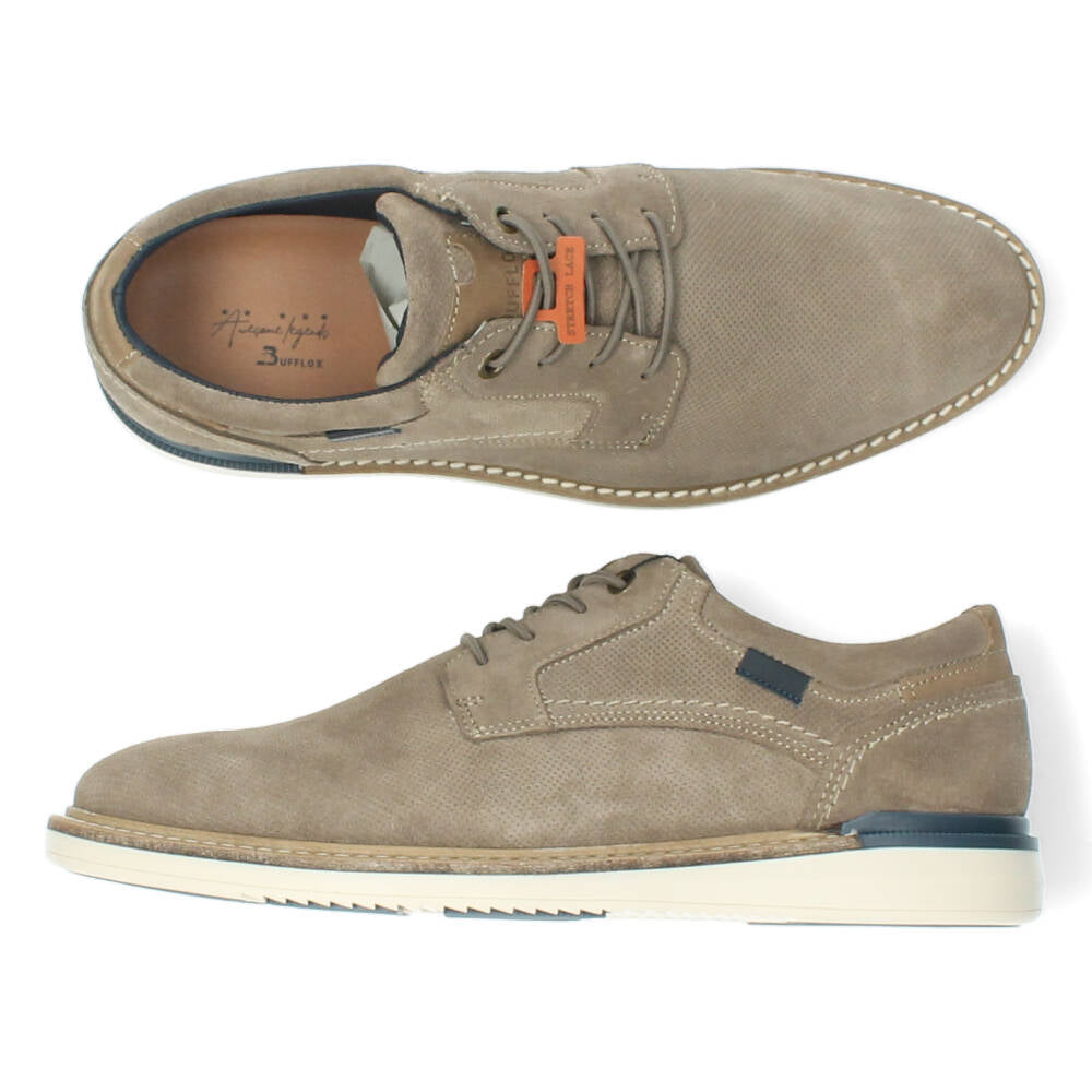 Taupe veterschoenen