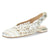 Zilveren slingbacks
