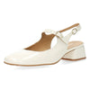 Beige slingbacks