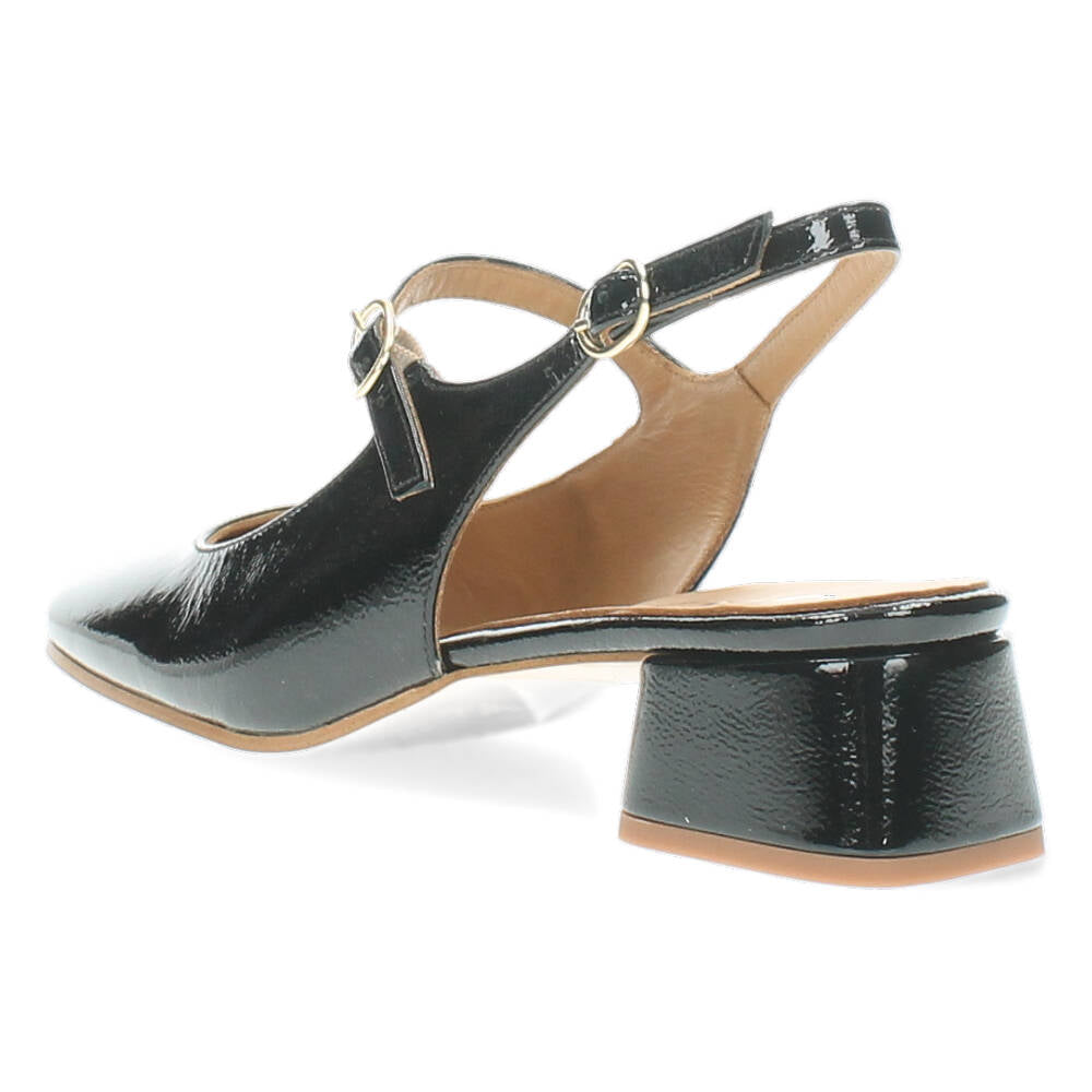 Zwarte slingbacks