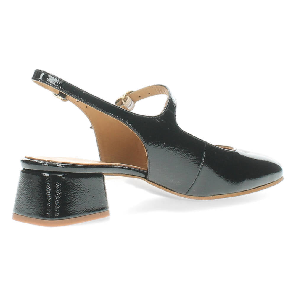Zwarte slingbacks