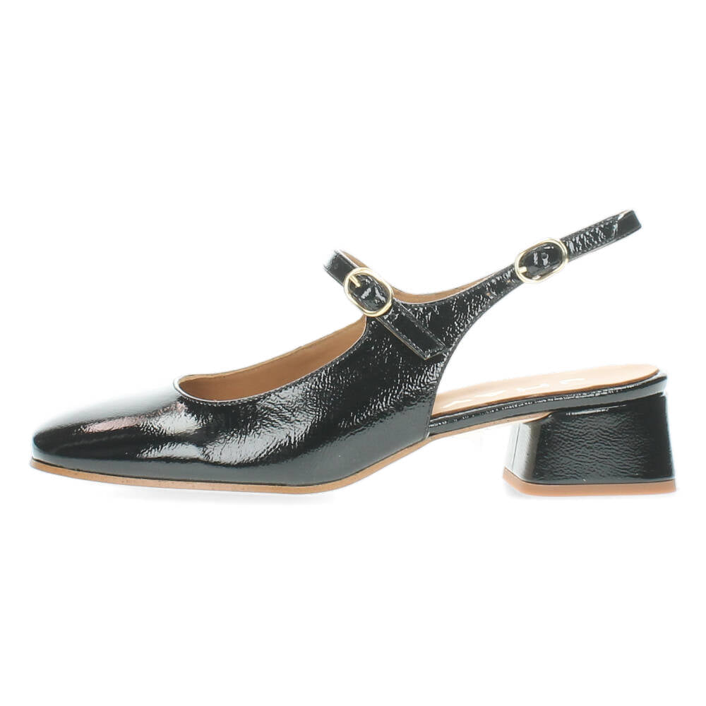 Zwarte slingbacks
