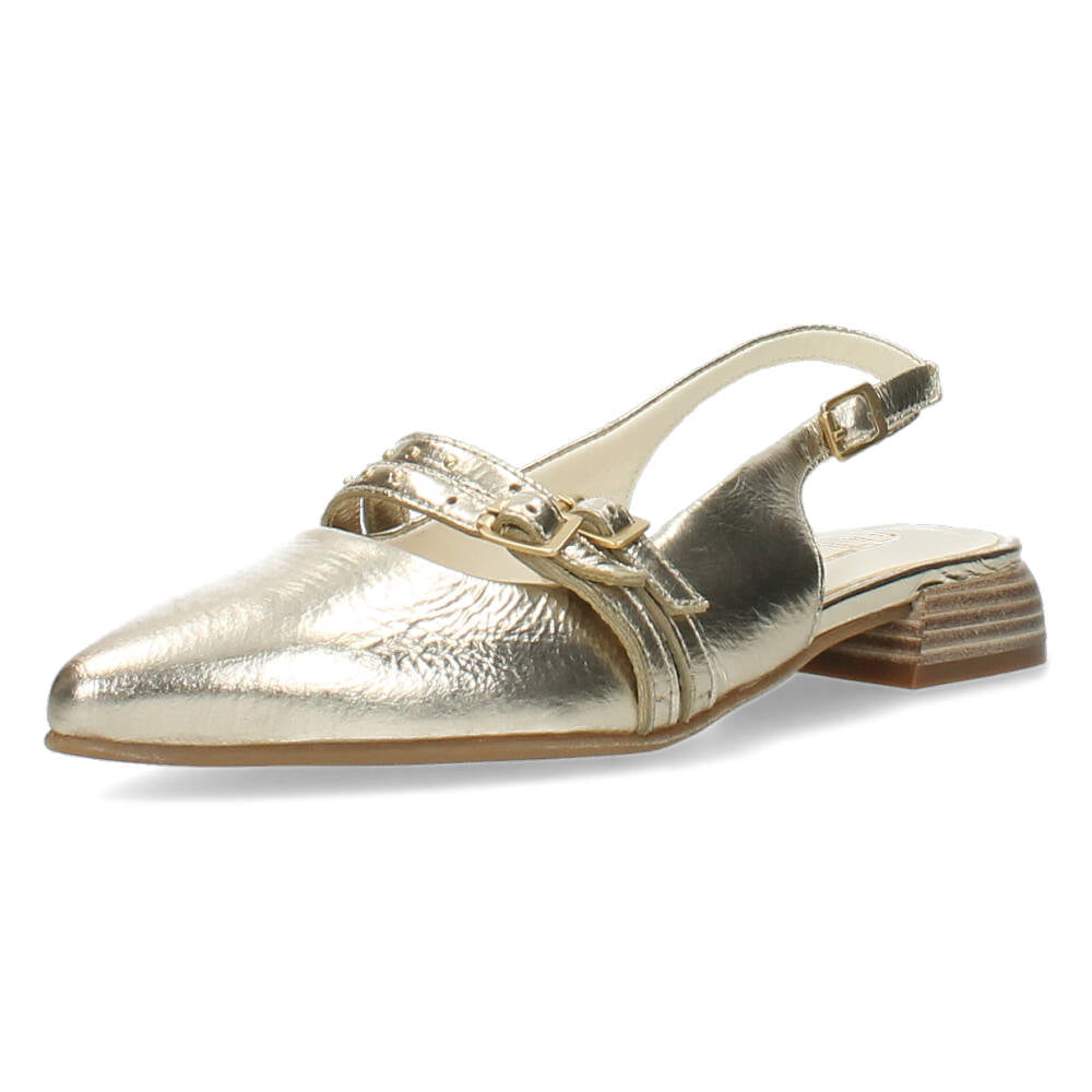 Gouden slingbacks