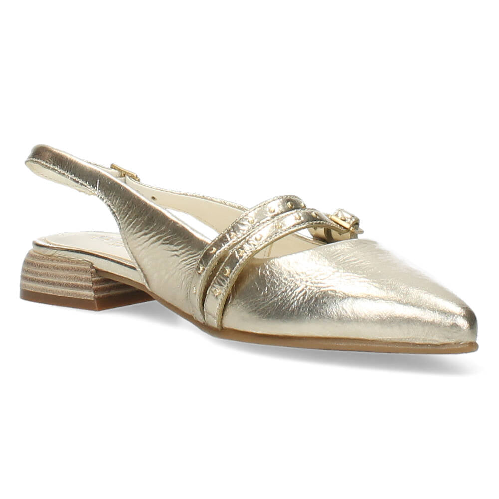Gouden slingbacks
