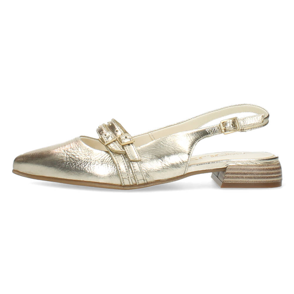 Gouden slingbacks