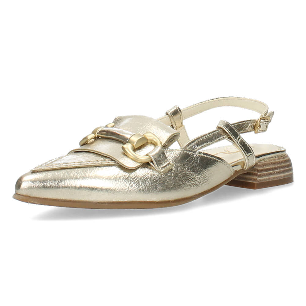 Gouden slingbacks