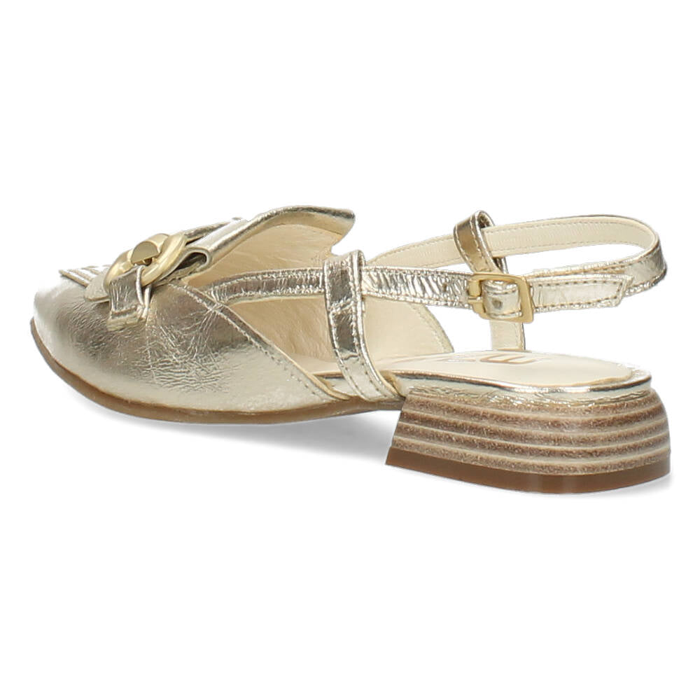 Gouden slingbacks