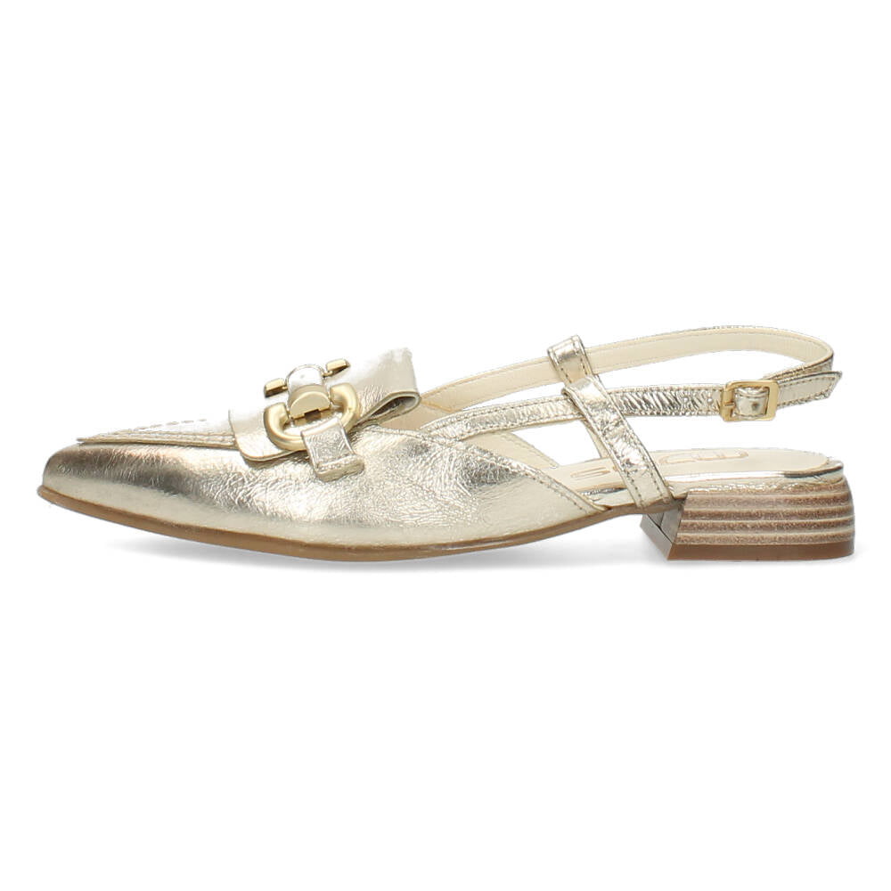 Gouden slingbacks