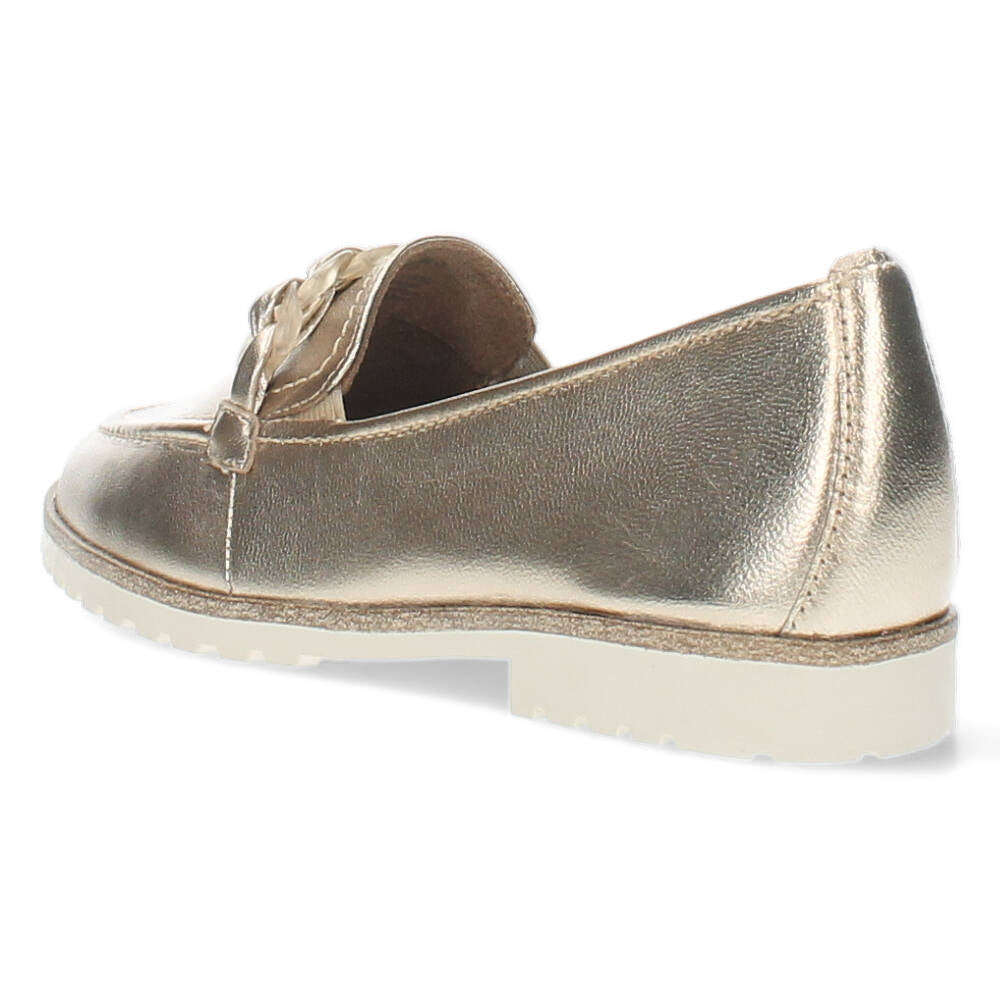 Bronzen loafers