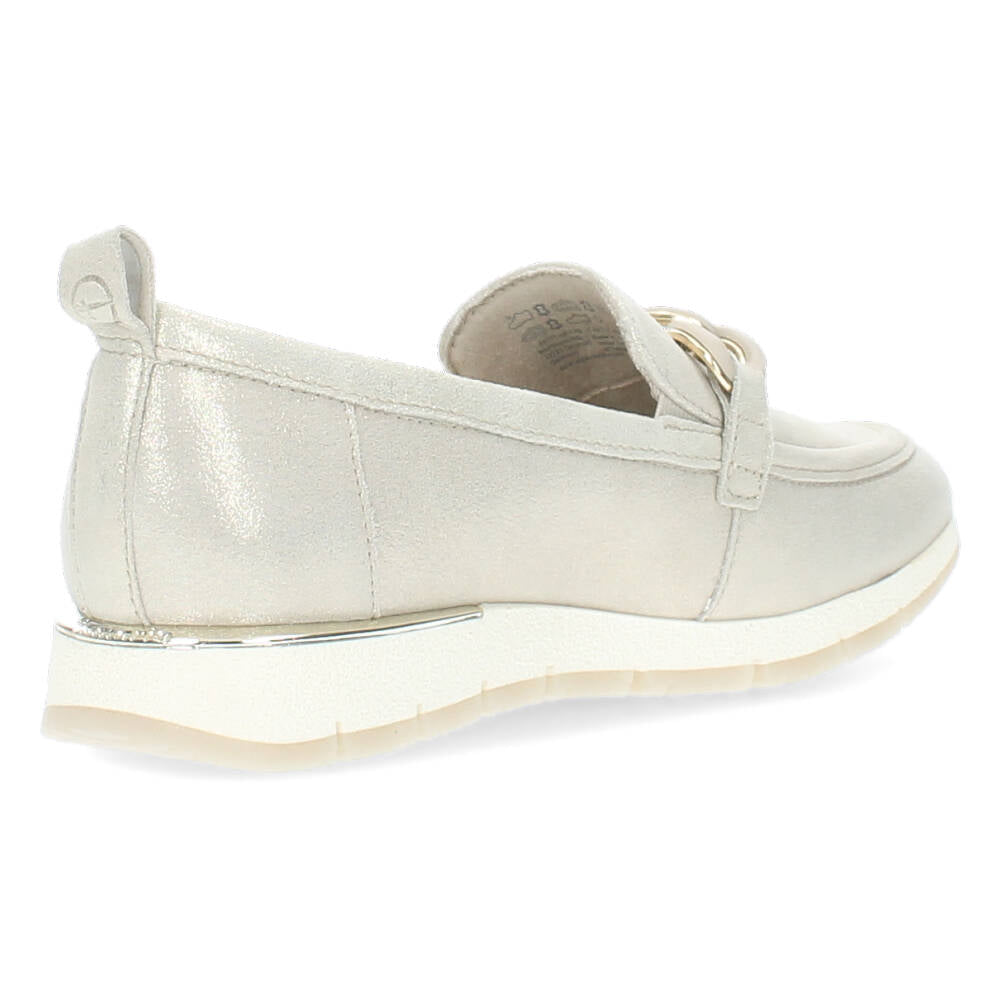Champagne loafers