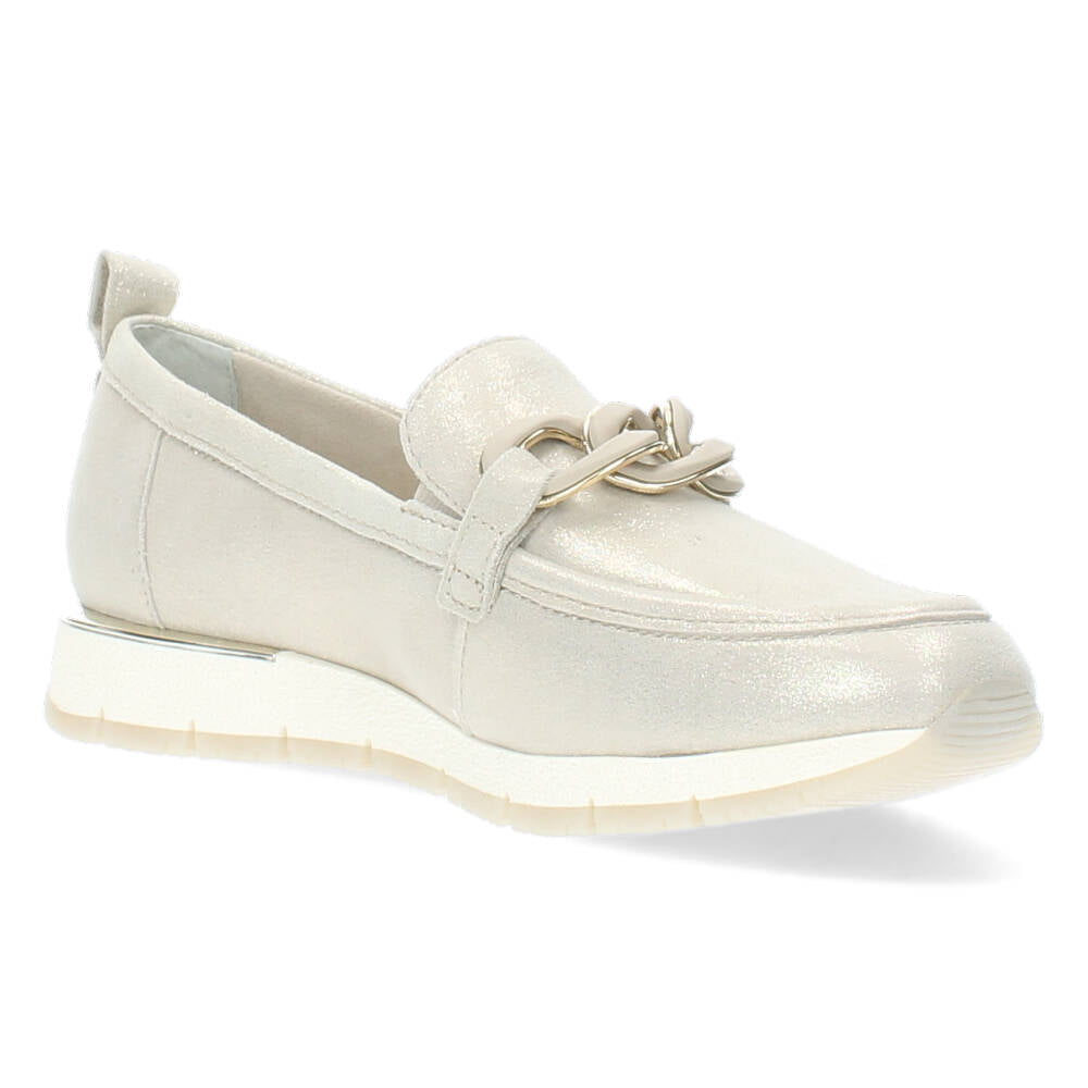 Champagne loafers
