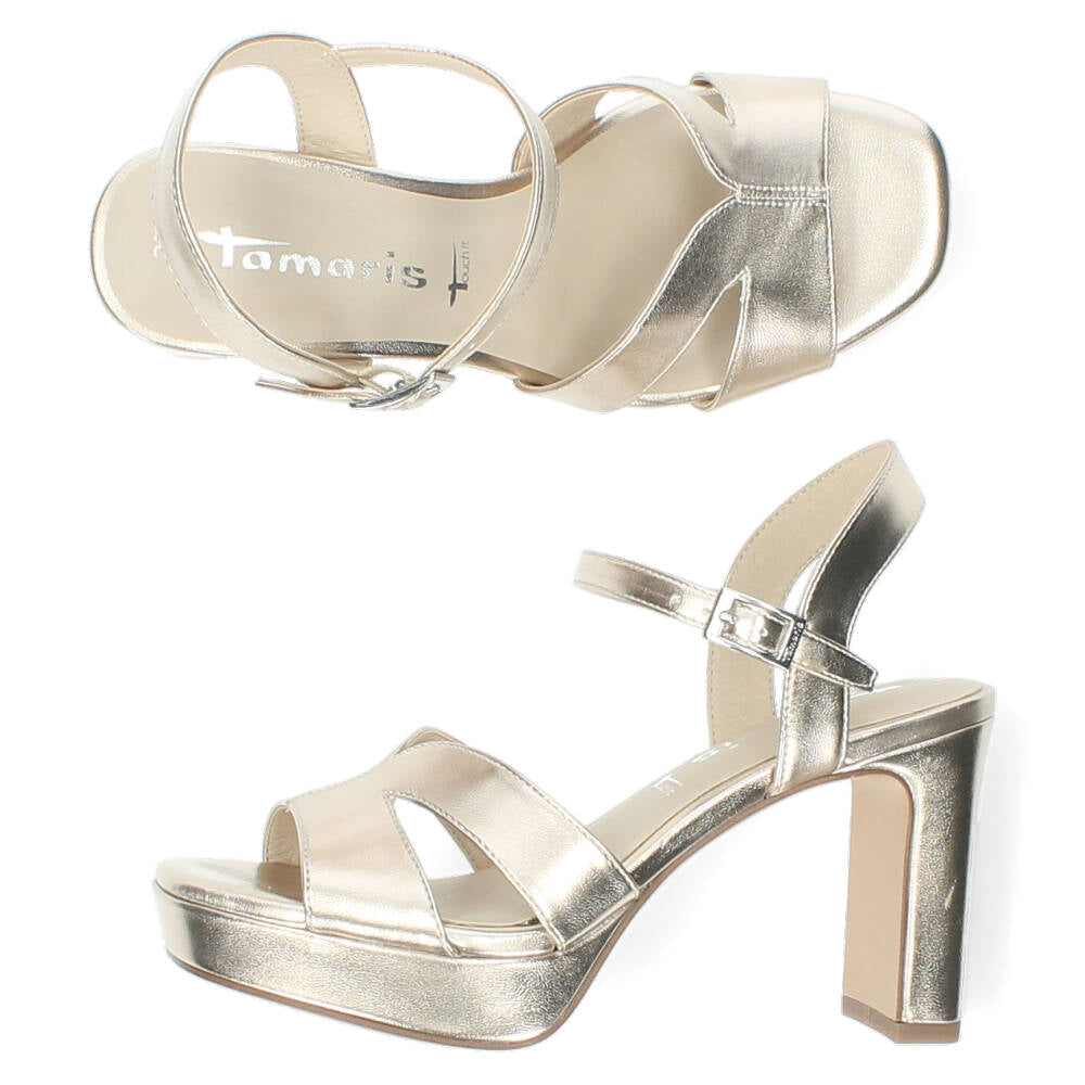 Metallic sandalen