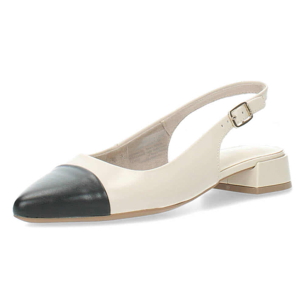 Ivory slingbacks