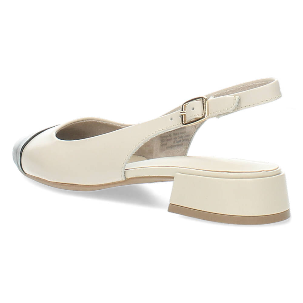 Ivory slingbacks
