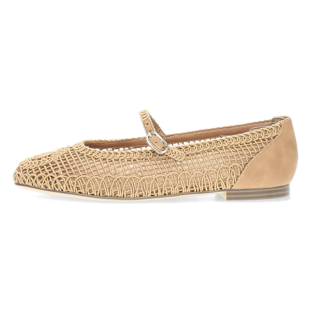 Beige ballerina's