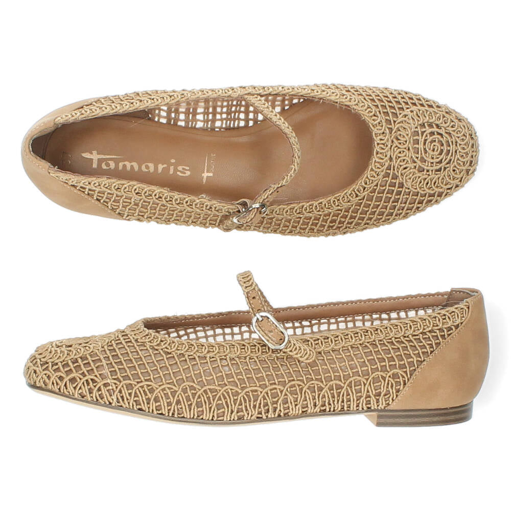 Beige ballerina's