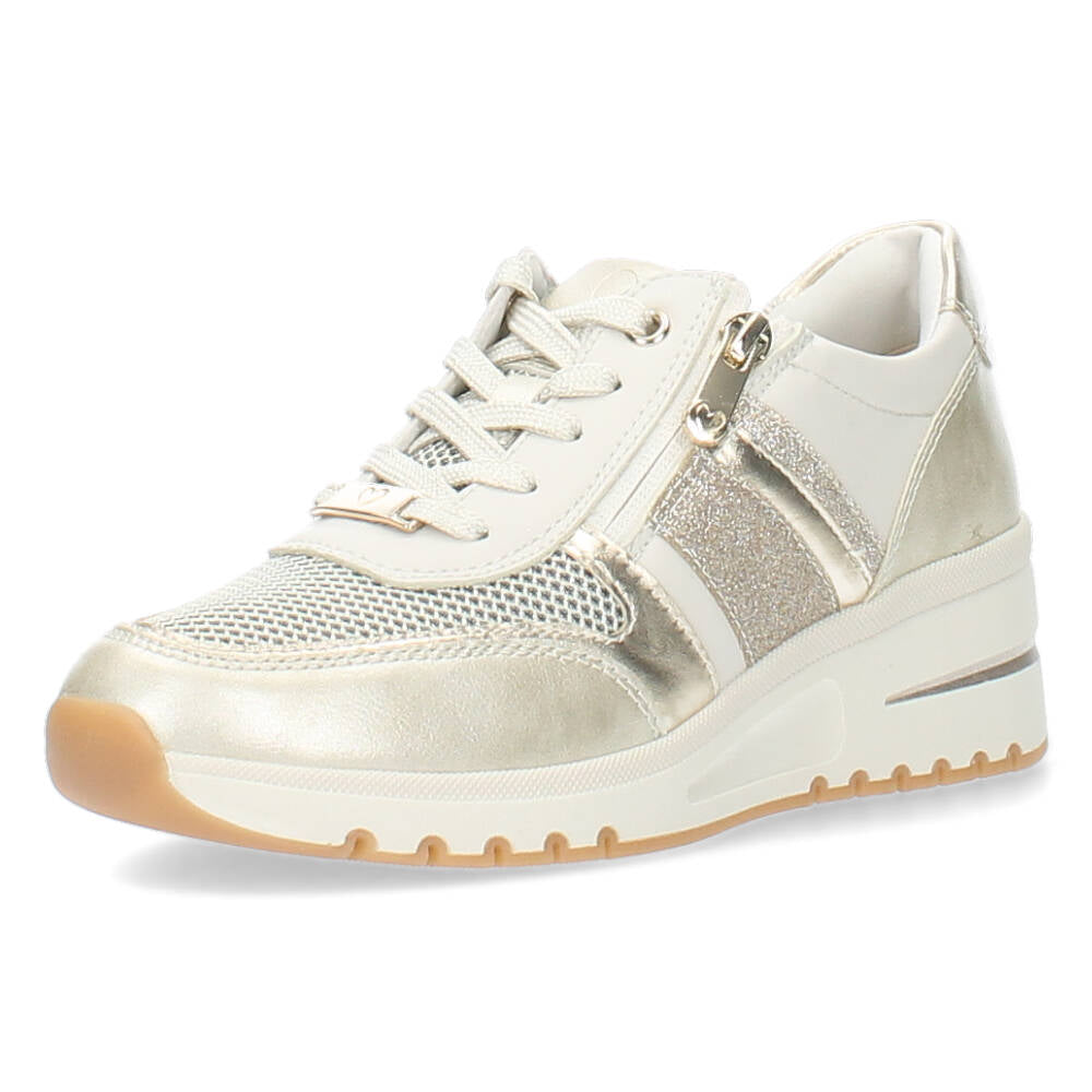 Crème kleurige sneakers