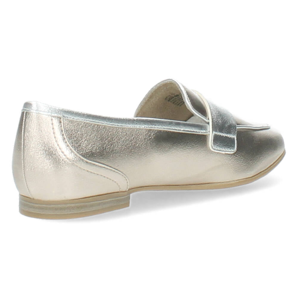 Metallic Mocassins
