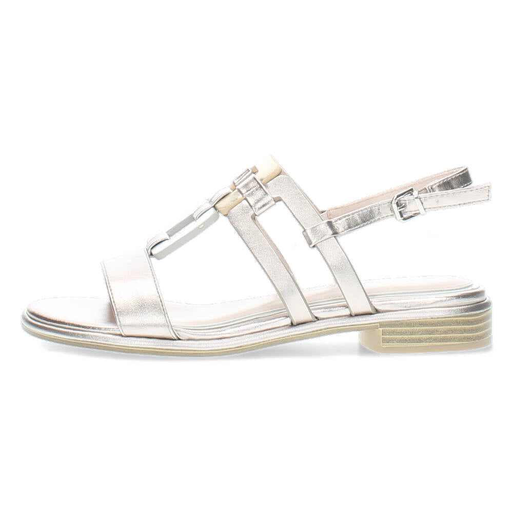 Metalic sandalen