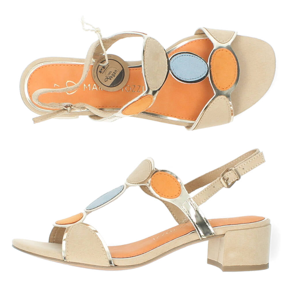 Oranje sandalen