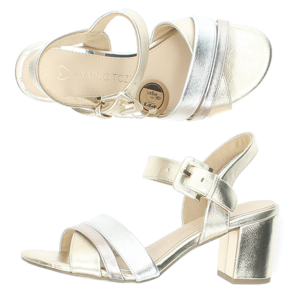 Metallic sandalen