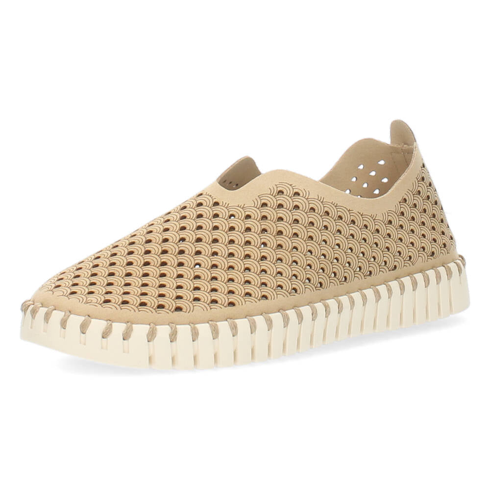Beige instappers