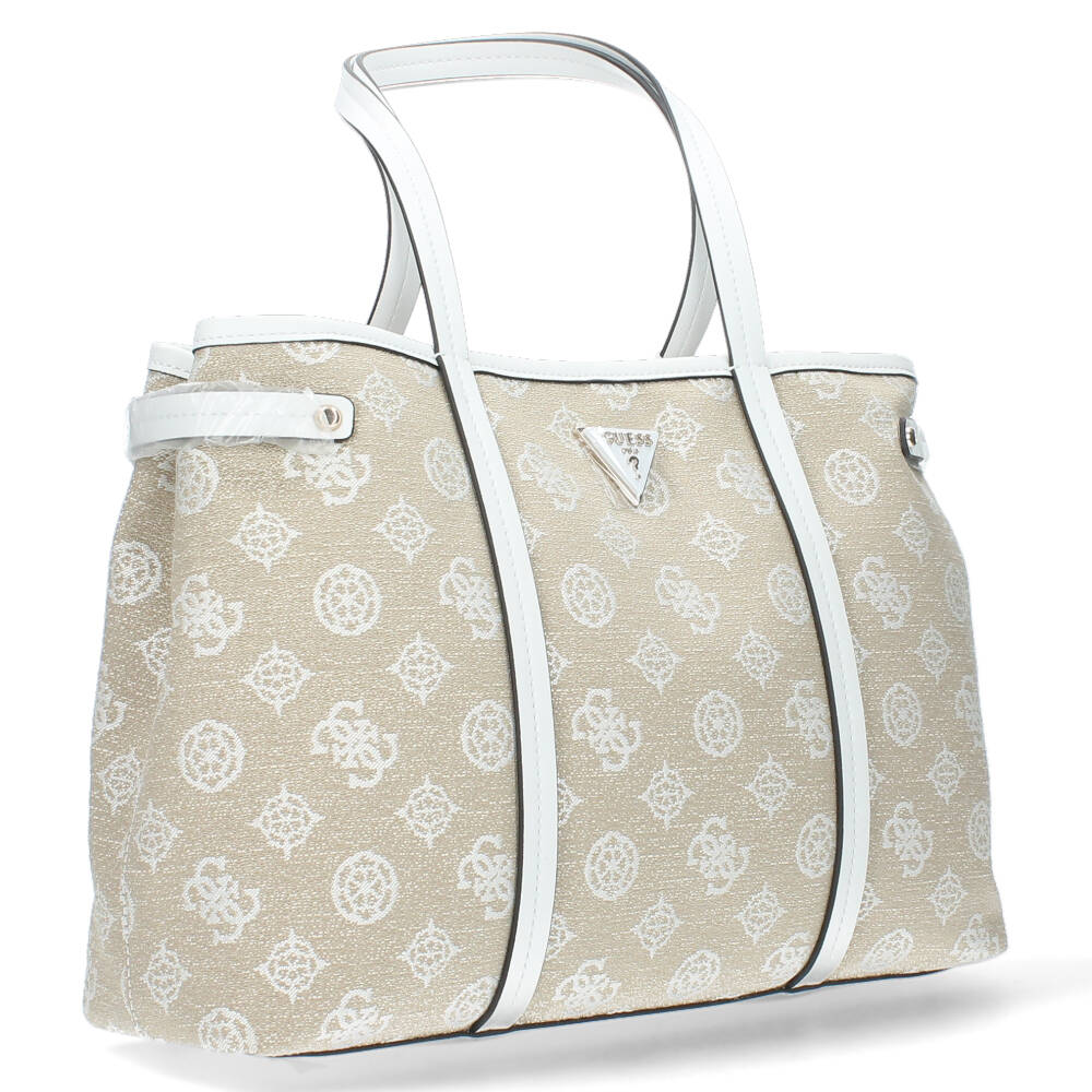 Beige shoppers