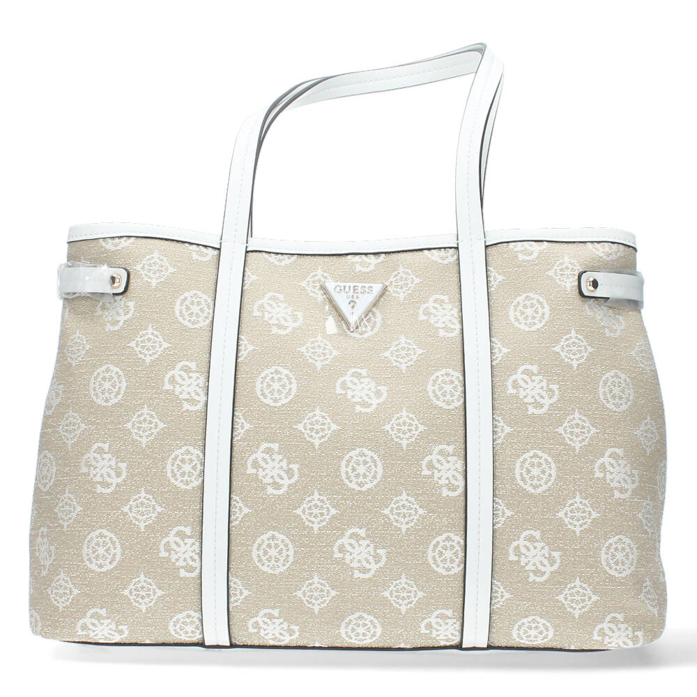 Beige shoppers