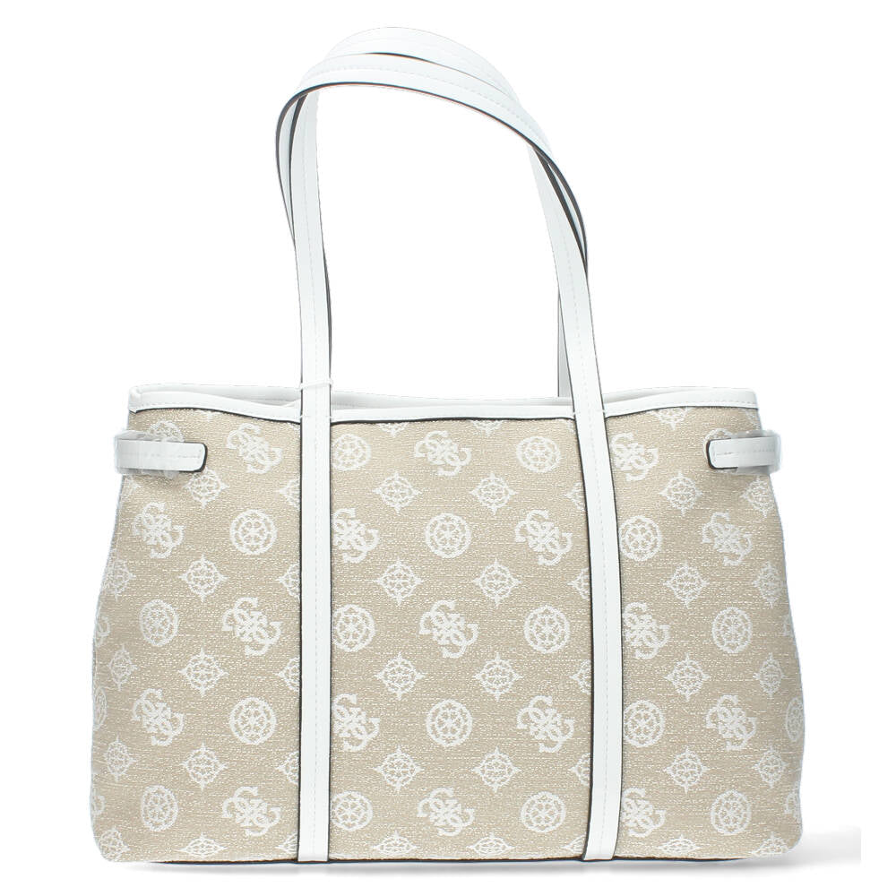 Beige shoppers